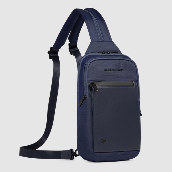 Sling bag for iPad®mini in recycled fabric