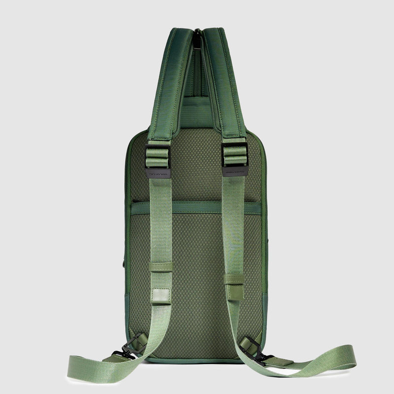 Sling bag for iPad®mini in recycled fabric