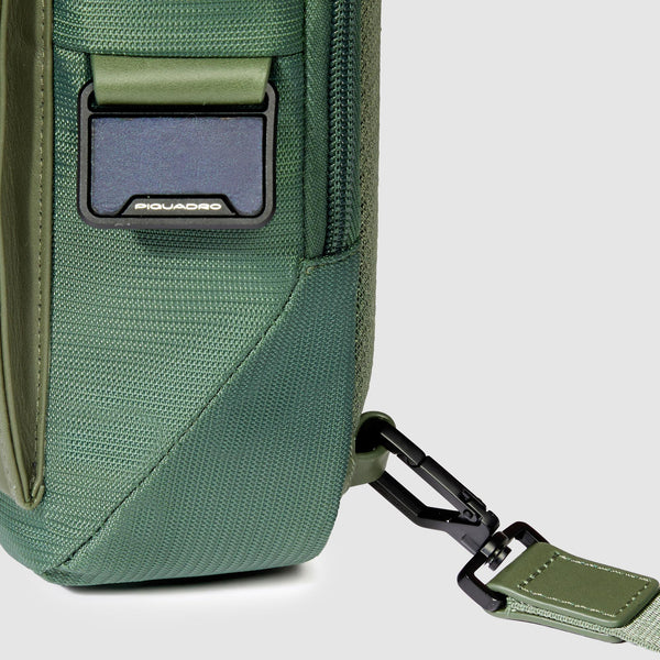 Sling bag for iPad®mini in recycled fabric