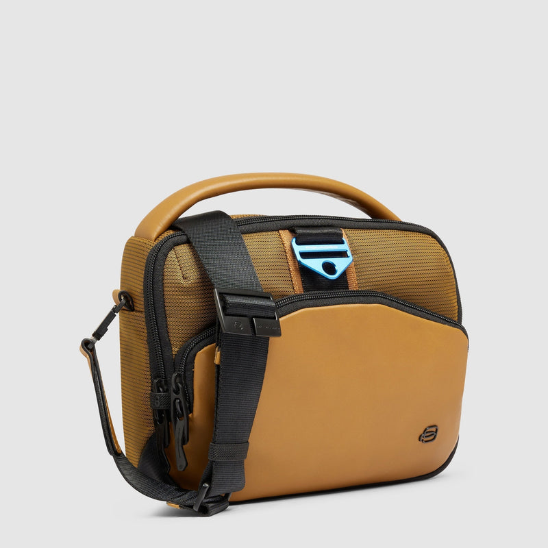 Men's crossbody bag in bio-based material