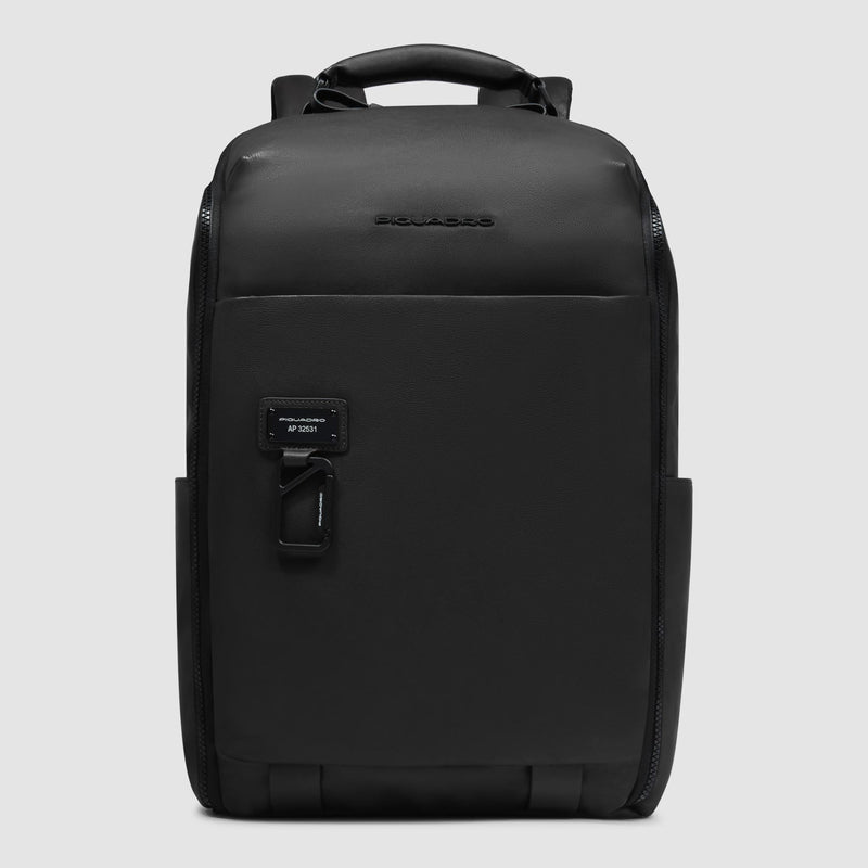 Leather Laptop Backpack 15.6-inch, RFID Protection