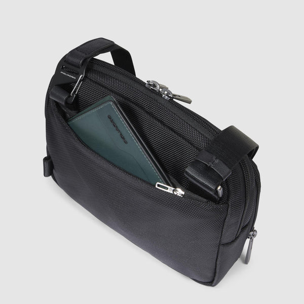 iPad®mini crossbody bag in recycled fabric