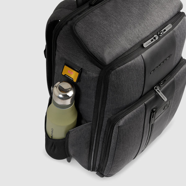 Travel laptop backpack 15,6" in recycled textile - 6