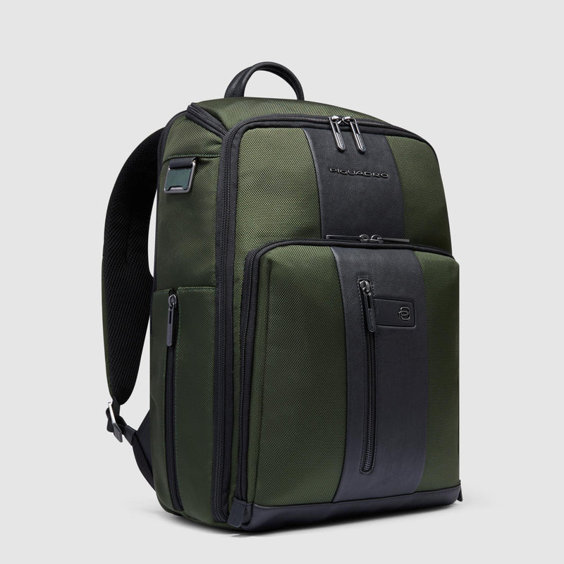 Travel laptop backpack 15,6" in recycled fabric
