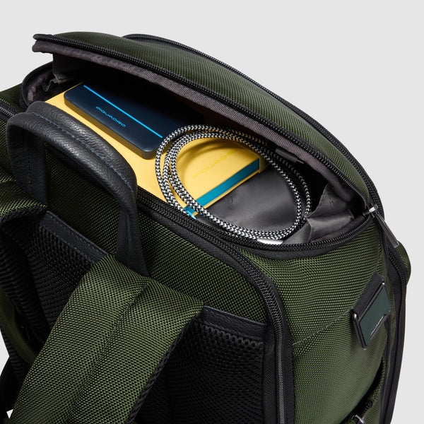 Travel laptop backpack 15,6" in recycled fabric