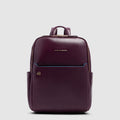Leather Laptop Backpack 14" Blue Square