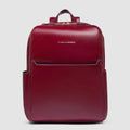 Leather Laptop Backpack 14" Blue Square