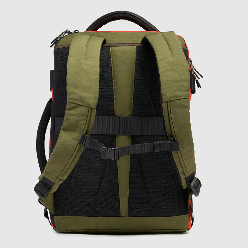Travel laptop backpack 17,3" in recycled fabric