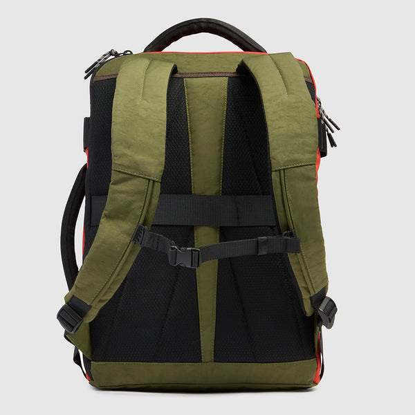 Travel laptop backpack 17,3" in recycled fabric