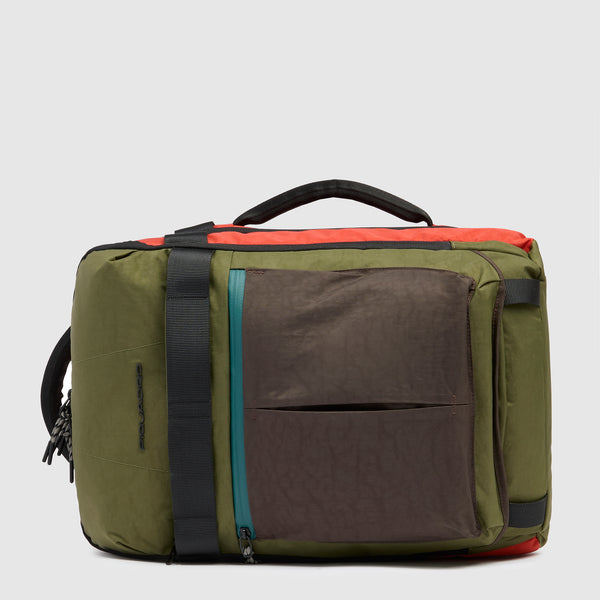 Travel laptop backpack 17,3" in recycled fabric