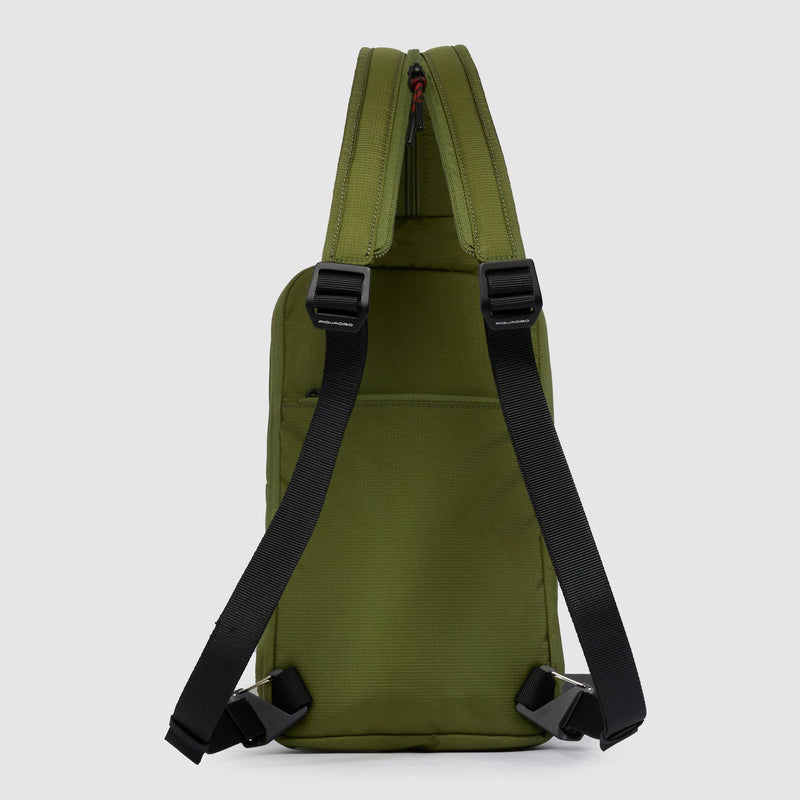 Sling bag for iPad®mini in recycled fabric