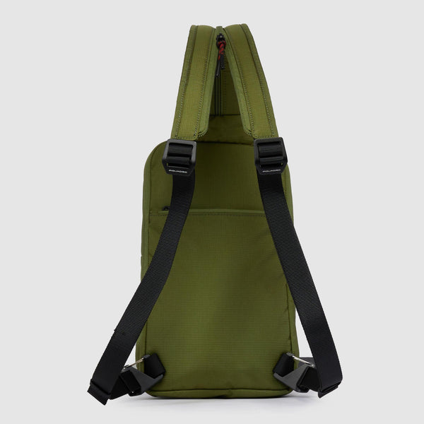 Sling bag for iPad®mini in recycled fabric
