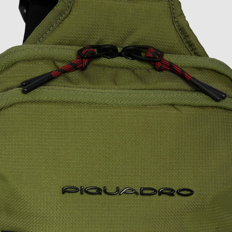 Sling bag for iPad®mini in recycled fabric