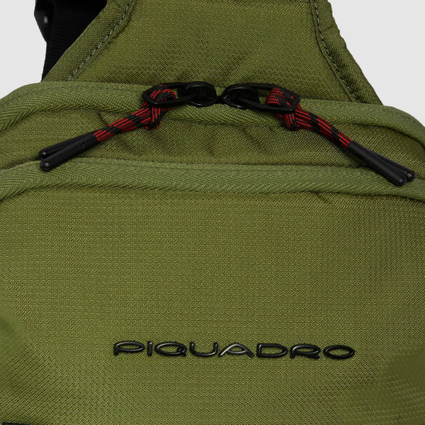Sling bag for iPad®mini in recycled fabric