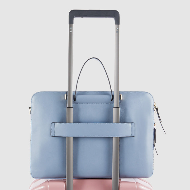 Expandable women's work bag for laptop 14"