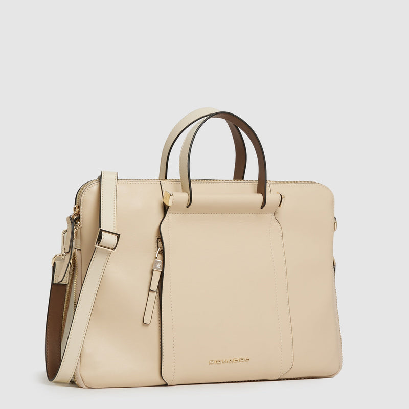 Expandable women's work bag for laptop 14"