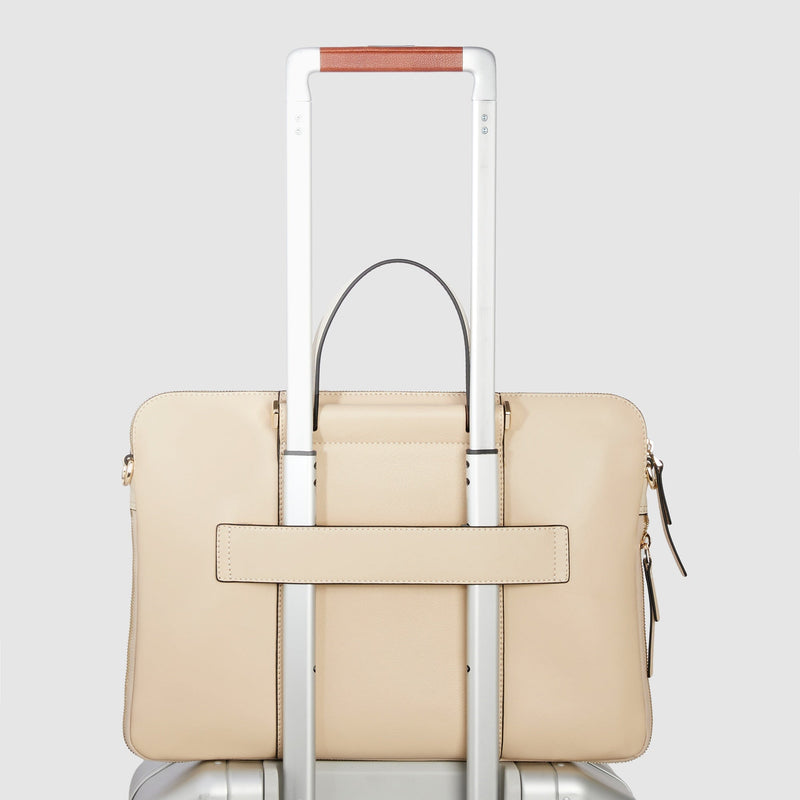 Expandable women's work bag for laptop 14"