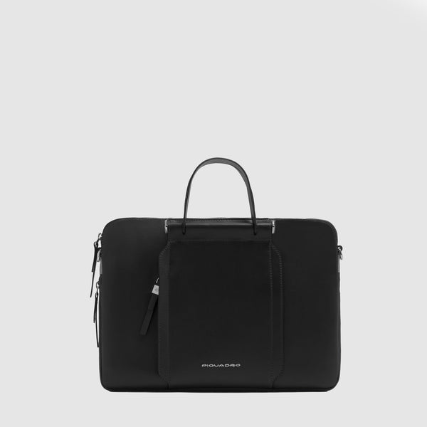 Expandable Leather Work Bag for 14" Laptop - 1