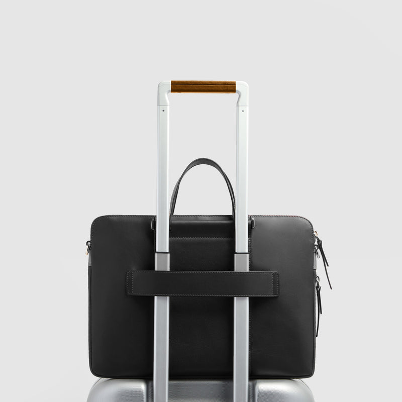 Expandable women's work bag for laptop 14"