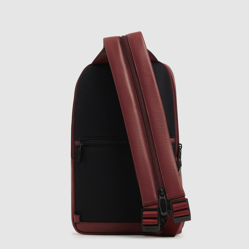 Leather Sling Bag for 11" iPad® with Anti-Theft Zips
