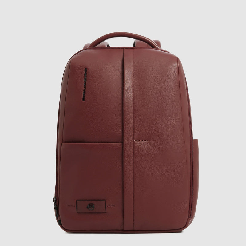 Anti-Theft Leather Laptop Backpack 14