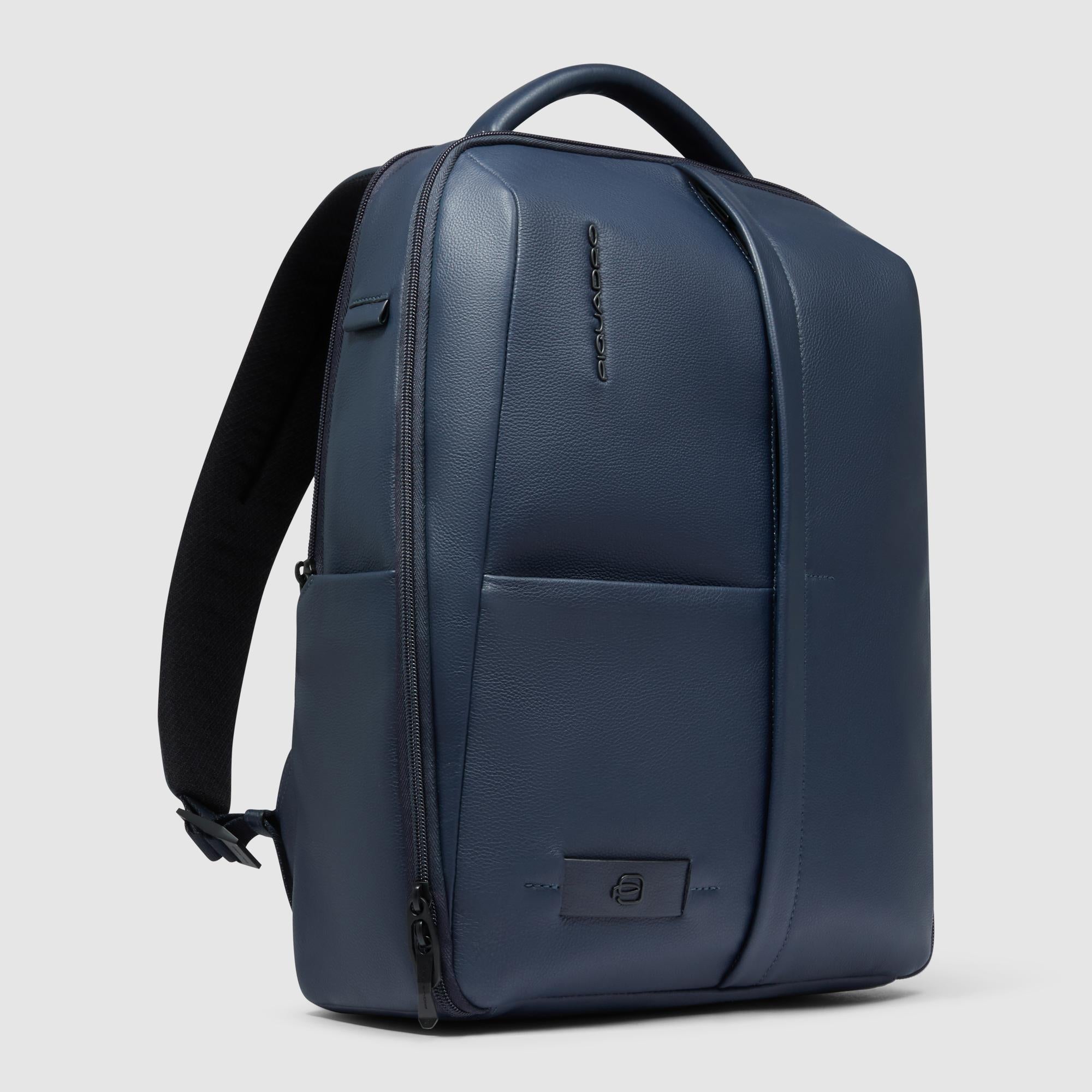 Leather Laptop Backpack 14