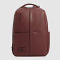 Leather 14" Laptop Backpack with Anti-Theft Zips