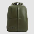 Leather 14" Laptop Backpack with Anti-Theft Zips