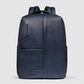 Leather 15.6" Laptop Backpack with Anti-Theft Zips