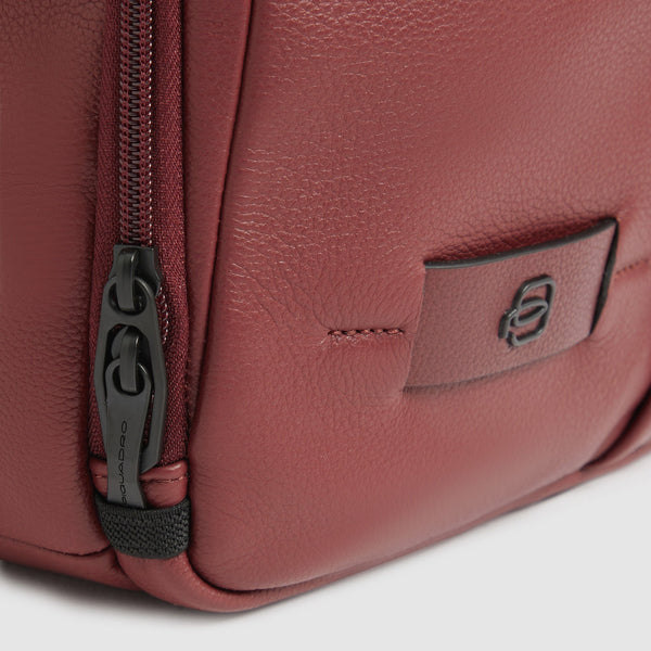Leather 15.6" Laptop Backpack with Anti-Theft Zips - 6