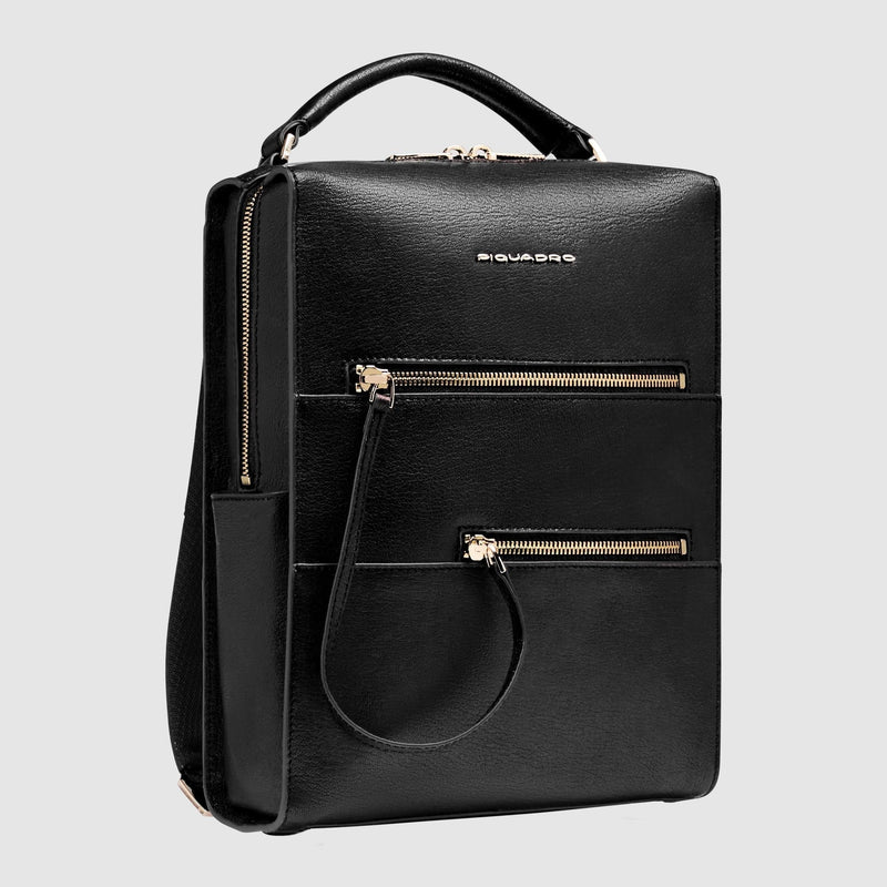 Women's Leather iPad® Backpack, RFID Protection - 36