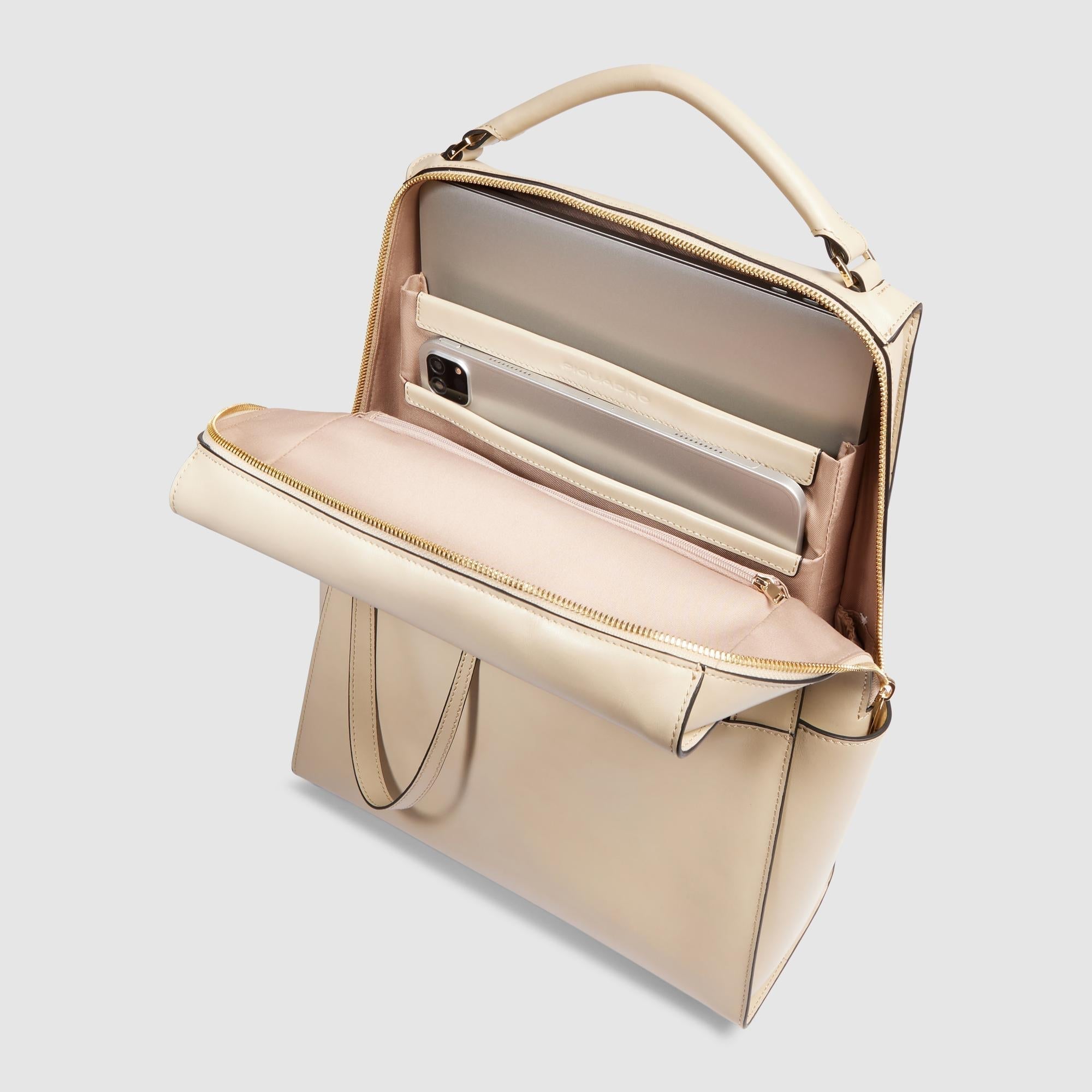Women's Leather Laptop Backpack 14