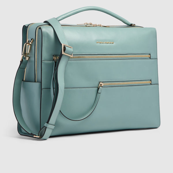 Maletín de mujer para portátil 15,6" - Azul claro - foto 2
