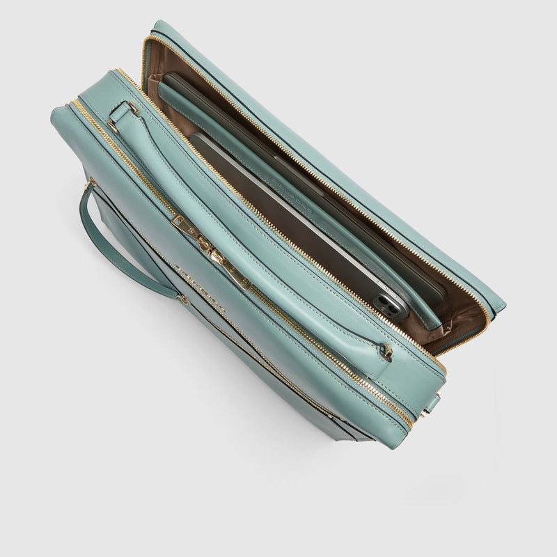 Maletín de mujer para portátil 15,6" - Azul claro - foto 4