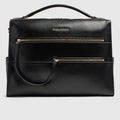 Women's Leather Laptop Bag 15.6" Patricia - Black