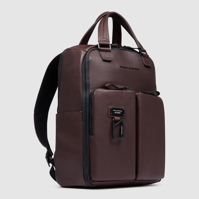 Two-handle travel laptop backpack 15,6"