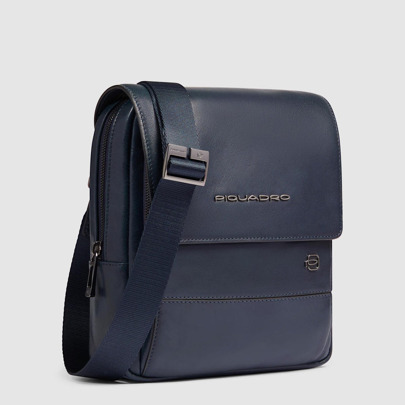 Flap-over men's crossbody bag