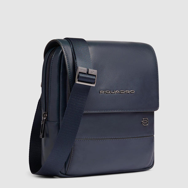 Flap-over men's crossbody bag