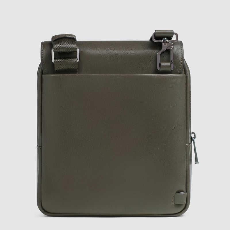 Flap-over men's crossbody bag