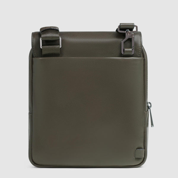 Flap-over men's crossbody bag