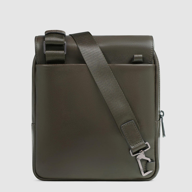 Flap-over men's crossbody bag
