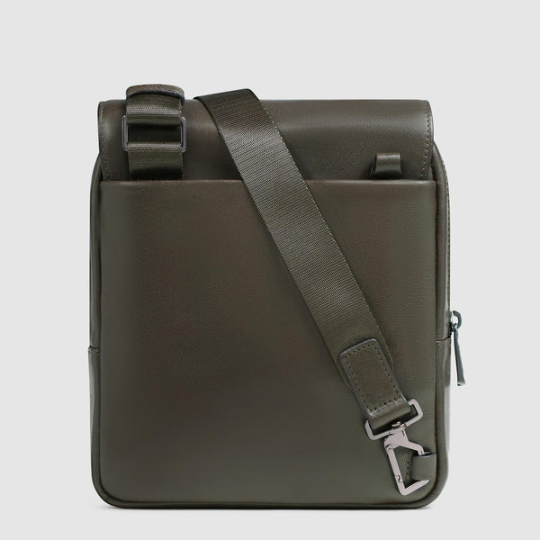 Flap-over men's crossbody bag