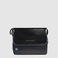 Men's Leather Crossbody Bag with RFID Protection