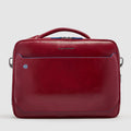 Leather Laptop Bag 15.6" with Retractable Handle