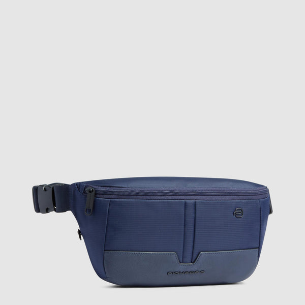 Erweiterbare Bauchtasche Herren aus recycled Stoff