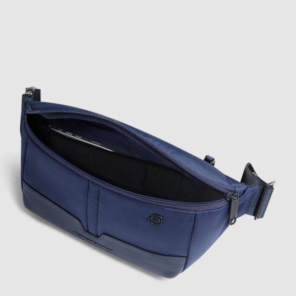 Erweiterbare Bauchtasche Herren aus recycled Stoff