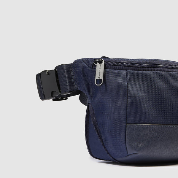Erweiterbare Bauchtasche Herren aus recycled Stoff