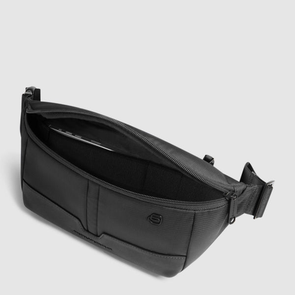 Erweiterbare Bauchtasche Herren aus recycled Stoff