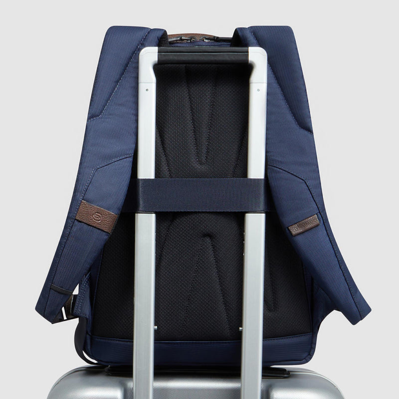 Travel laptop backpack 14" in recycled fabric