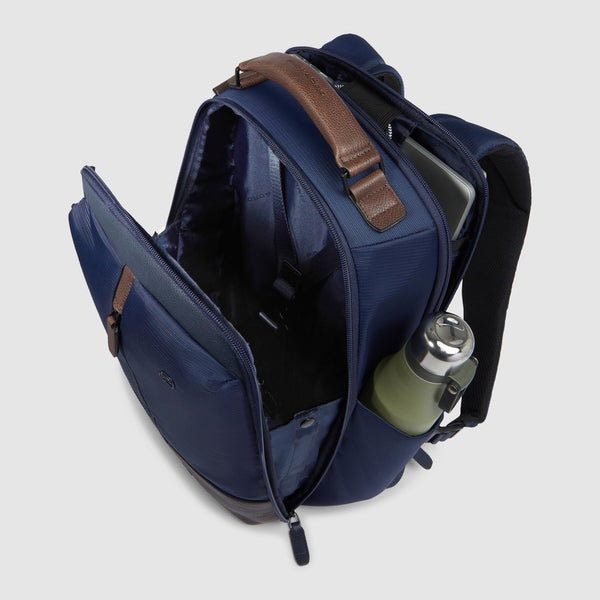 Travel laptop backpack 14" in recycled fabric